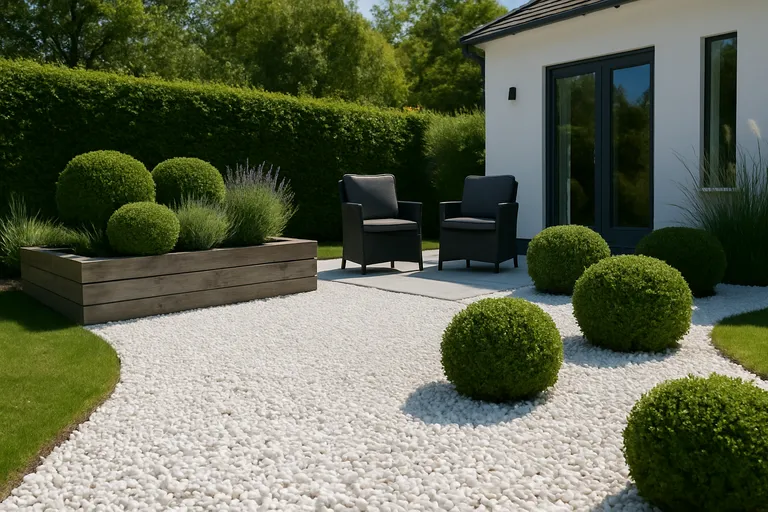 Toepassingen van carrara grind in de tuin